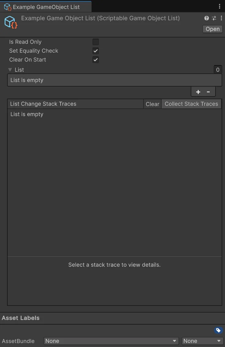 Scriptable List